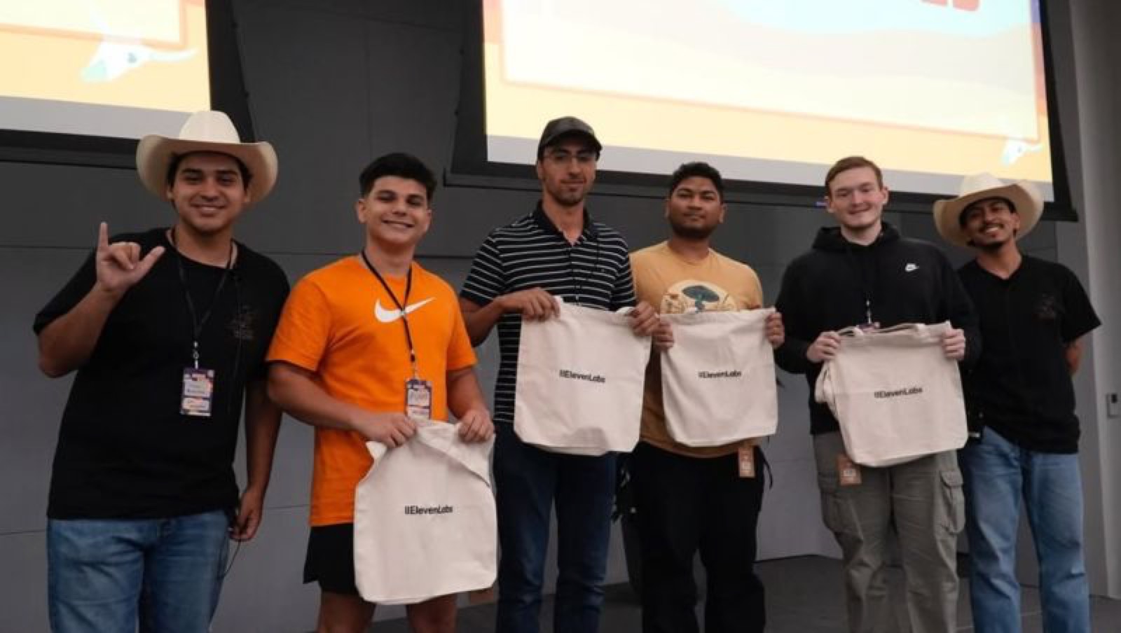 Cosmo Corral winning RowdyHacks